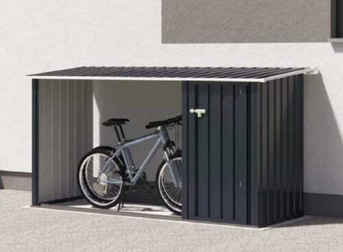 Металлический садовый хозблок (сарай),249x103x160 см