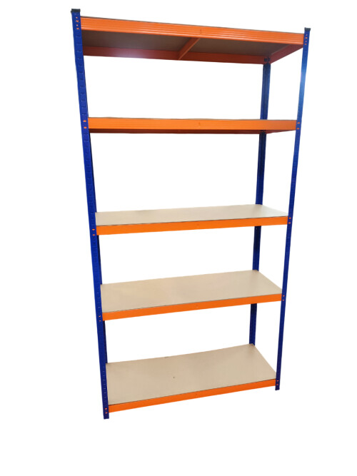 5 līmeņu noliktavas plaukts-stelāža 180x90x45 cm