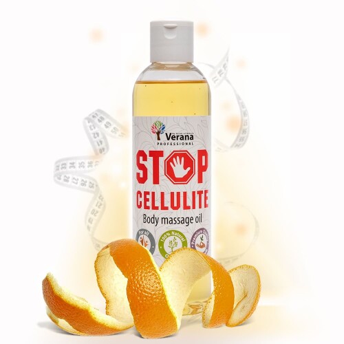 Pretcelulīta masāžas eļļa ķermenim Verana, Stop celulīts 250ml