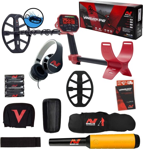 Металлодетектор Minelab Vanquish 540 + ПОДАРОК PRO-FIND 20, СУМКА