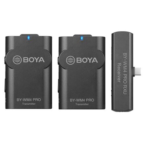 Boya 2.4 GHz Dual Lavalier Microphone Wireless BY-WM4 Pro-K6 for Android