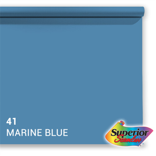 Superior Background Paper 41 Marine Blue 1.35 x 11m