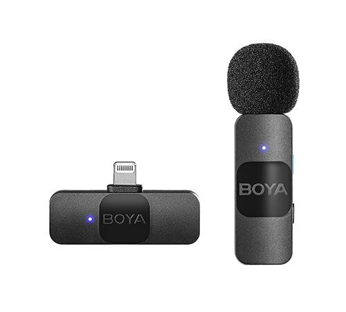 Boya Ultra Compact Wireless Microphone BY-V1 for iOS