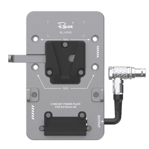 Rolux V-Mount Battery Plate RL-VP4D for DJI Ronin 4D