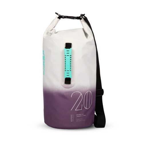 Сумка водонепроницаемая Jobe Drybag 20L, бело-фиолетовая