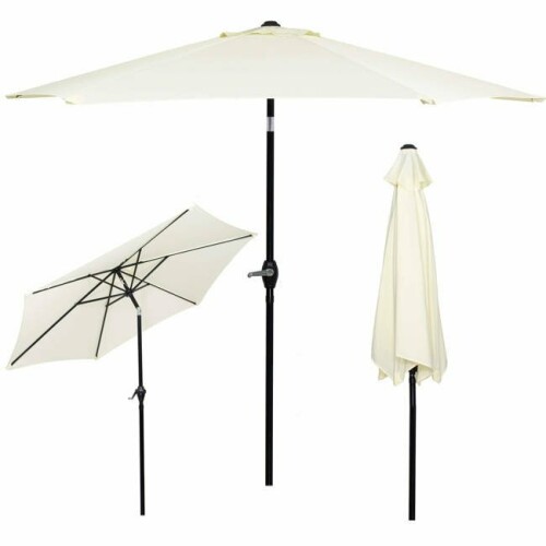 Sun protection umbrella 2,6 m, cream