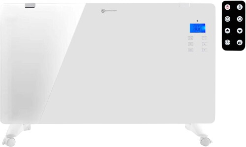 Elektriskais konvekcijas sildītājs 2000W ar taimeri, balts
