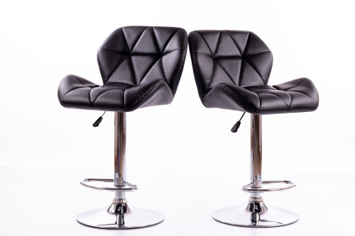 Bar chairs B01 black 2 pcs.