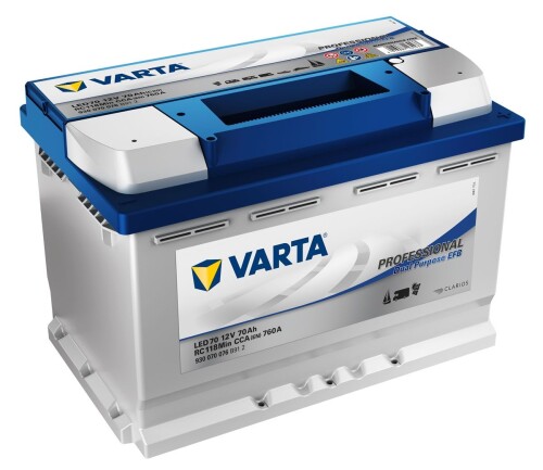 Силовой лодочный аккумулятор VARTA Professional LED70 70Ah (20h)
