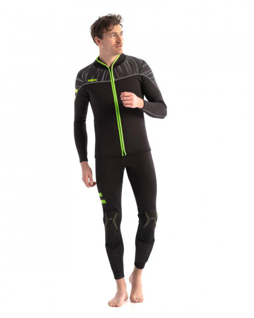 Naiste Jobe Toronto 2mm Wetsuit ujumiskostüüm-jope, must