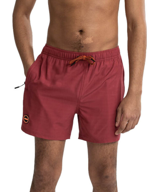 Men swimshort Jobe, burgundy red