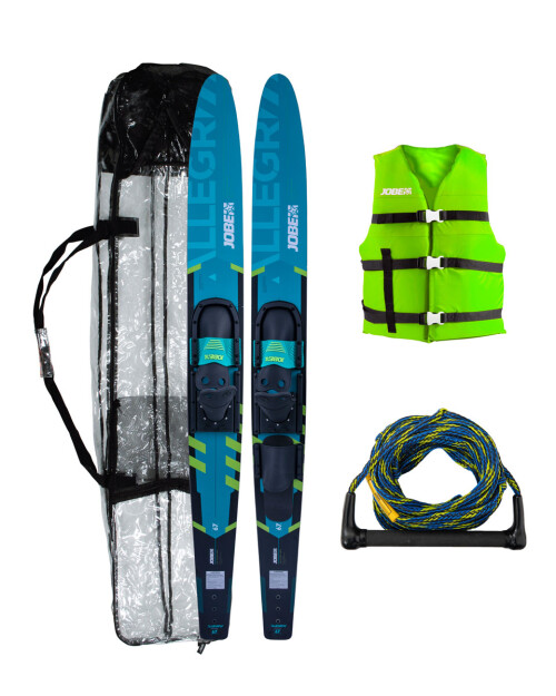 Jobe Allegre Combo Waterskis Package, teal