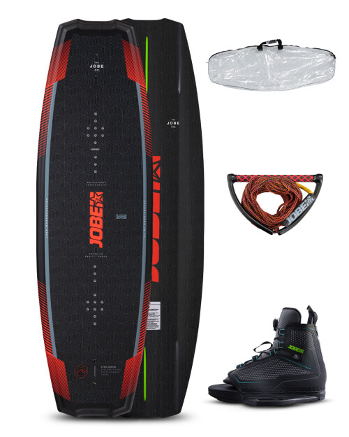 Wakeboard with accessories Jobe Logo Wakeboard 138, size 40-46