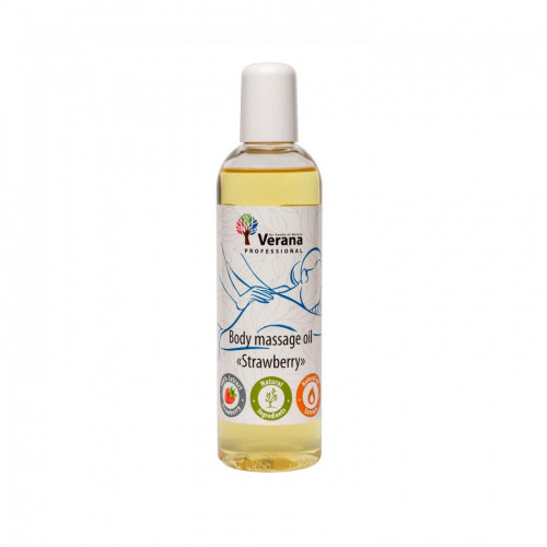 Masāžas eļļa ķermenim Verana Professional, Zemene 250ml