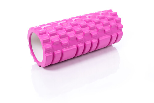 Massage Foam Roller Grid Roller, pink