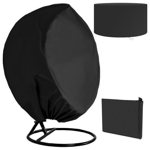 The cover for the Hanging egg chair EGG, waterproof 225x155 cm, black