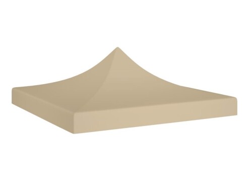 Canopy roof cover 2 x 2 m (beige colour, fabric density 160 g/m2)