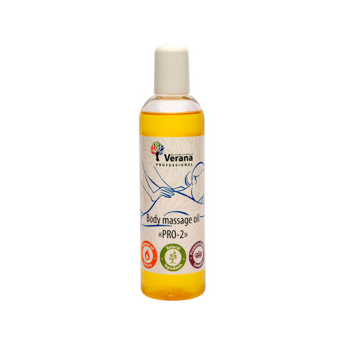 Body massage oil Verana Professional, PRO-2, 250ml (without aroma)