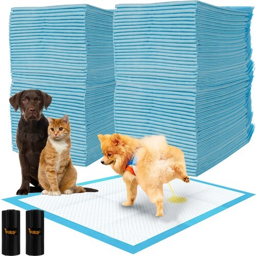 Пеленки одноразовые 60x90смб 100шт + Гигиенические пакеты для собак 30шт.