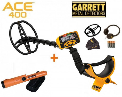 Metal detector GARRETT ACE 400i + Garrett Pro-Pointer AT + GIFTS