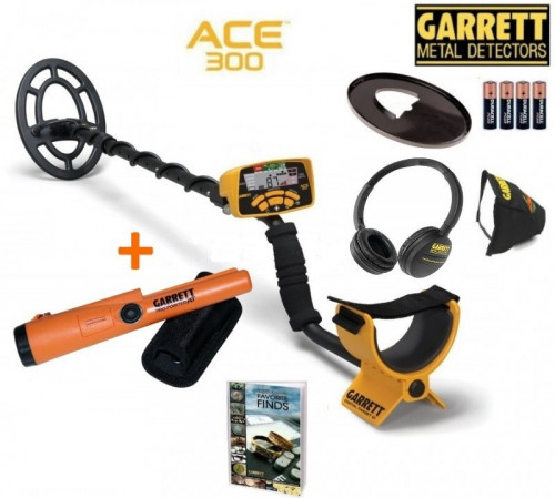 Metal detector GARRETT ACE 300i + Garrett Pro-Pointer AT + GIFTS