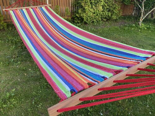 Hammock-garden swing 200x80 cm, multicolored