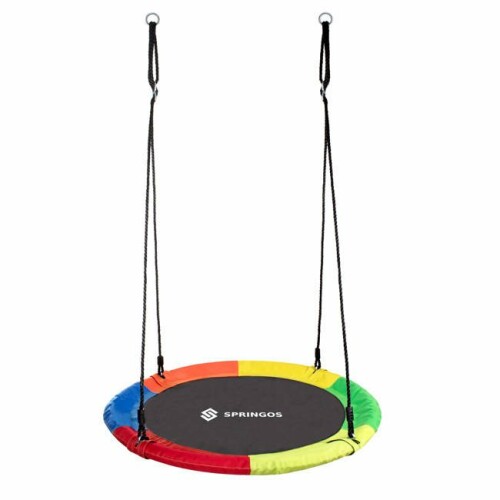 Children's swing Stork nest Ø 100 cm, multicolored