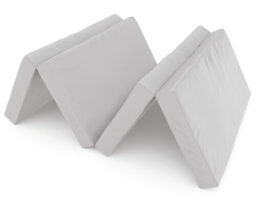 Складной спортивный мат 200x100 см, серый