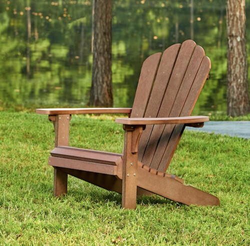 Garden chair Adirondack 91x58.5x94.5 cm, brown