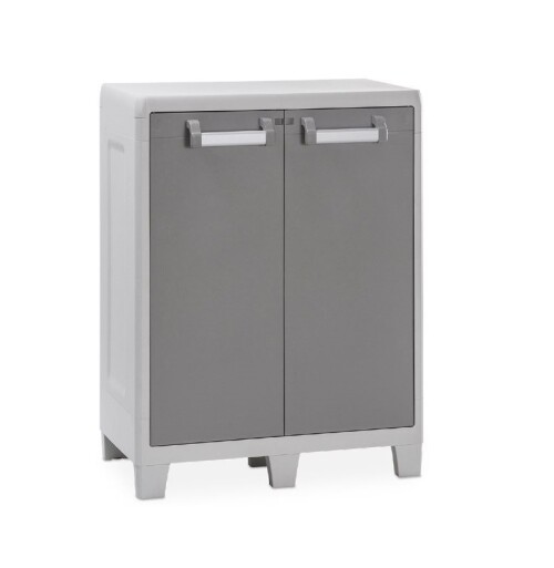 Short garden cabinet, two shelves, 78x49x100 cm, Toomax (Italy)