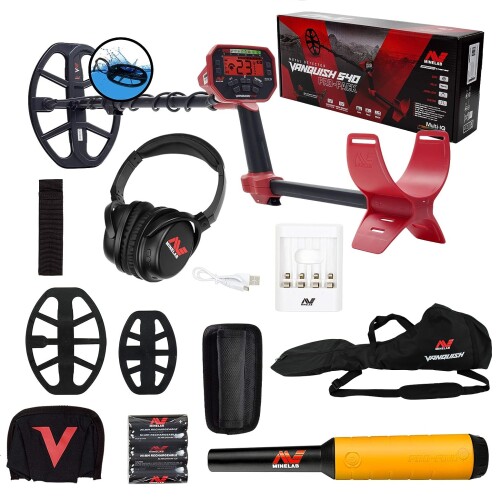 Металлодетектор Minelab Vanquish 540 Pro-Pack + ПОДАРОК PRO-FIND 20, СУМКА