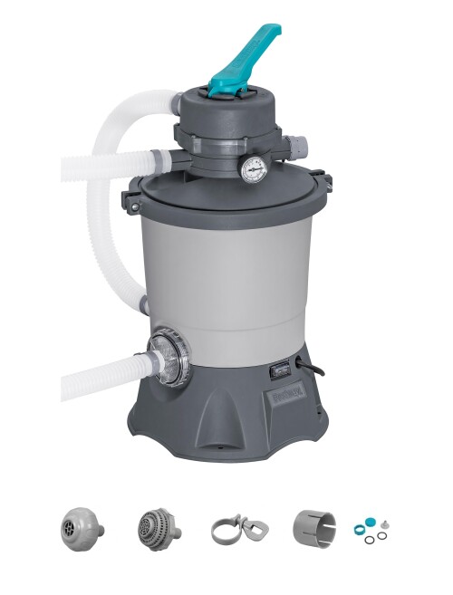 Bestway 58515 песочный фильтрующий насос для бассейна 3028 Л, резервуар 8.5 кг
