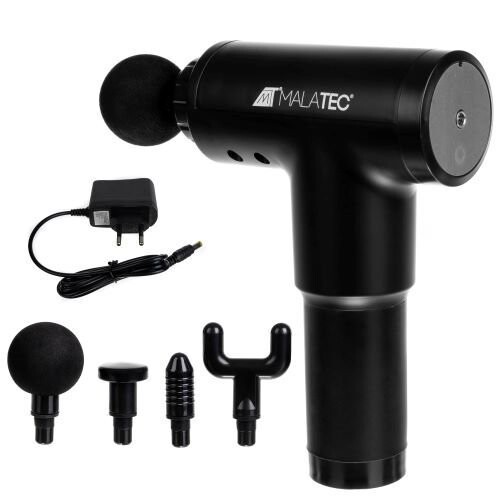 Muscle massage gun Malatec with 4 head attachments