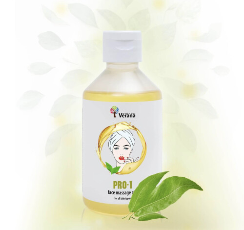Массажное масло для лица Verana Professional PRO-1, 250мл (без аромата)