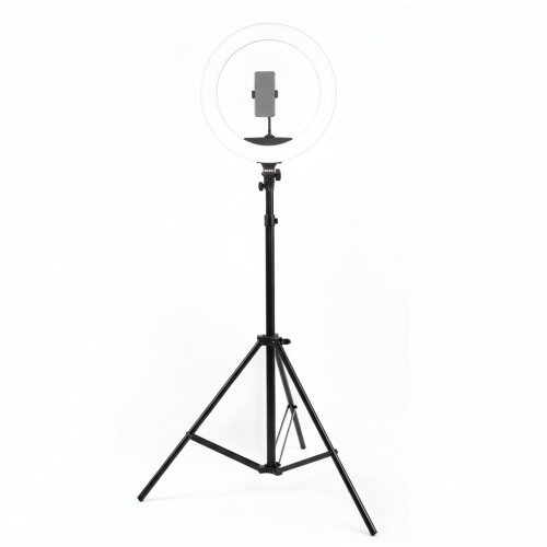Gredzenveida LED lampa + statīvs