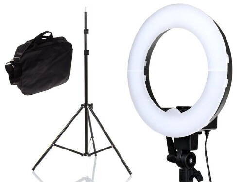Ring LED lamp for photo and video shooting Ø30 cm, 35W (foto_04263)