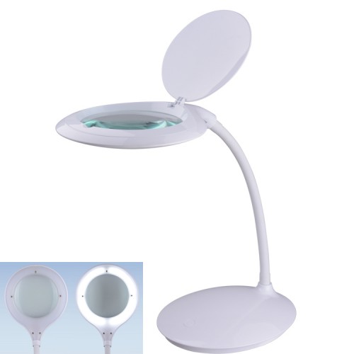 Galda lampa ar lupu kosmetologiem 9101LED-B-3D