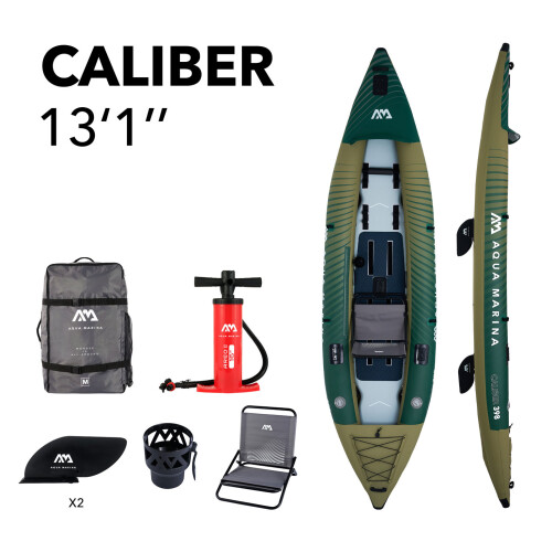 Two-seat inflatable kayak Aqua Marina Caliber 398x98 cm CA-398