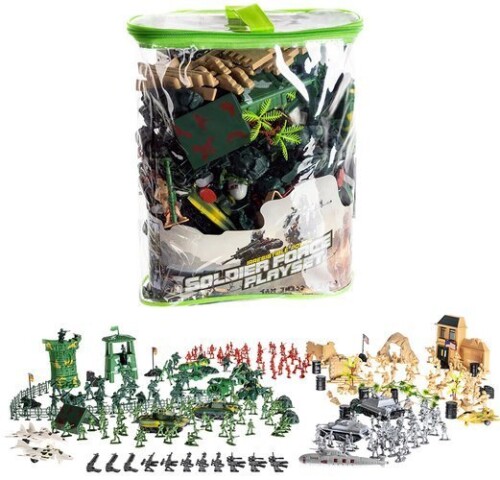 Soldier and military equipment set 300 pieces
