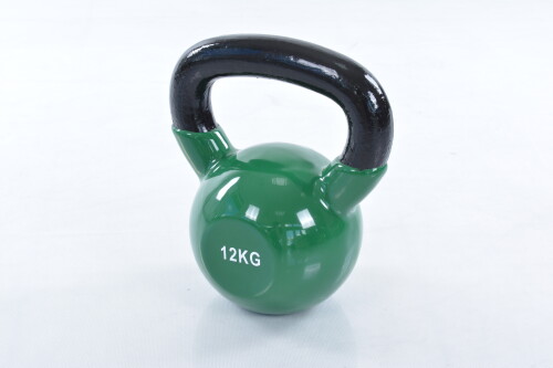 Metal Kettlebell With Vinyl Coating 12 kg