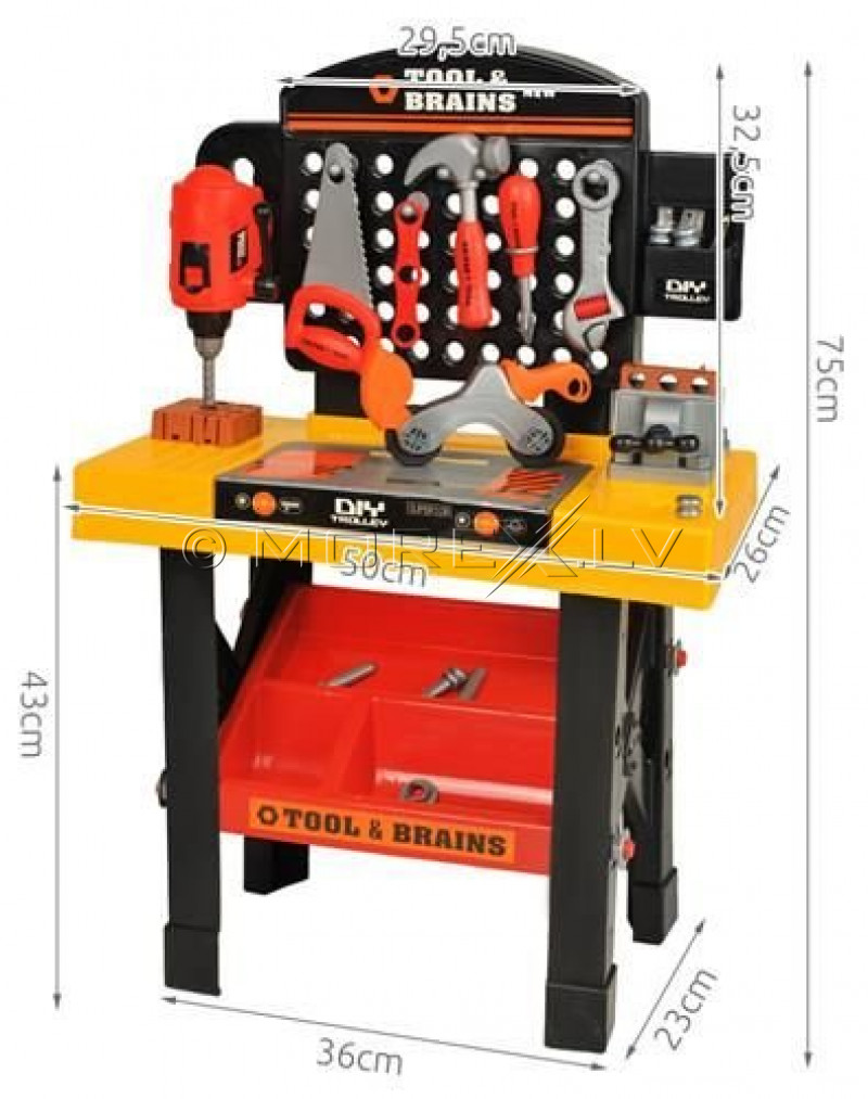 Kids’ workshop with tools XXL, 00006728