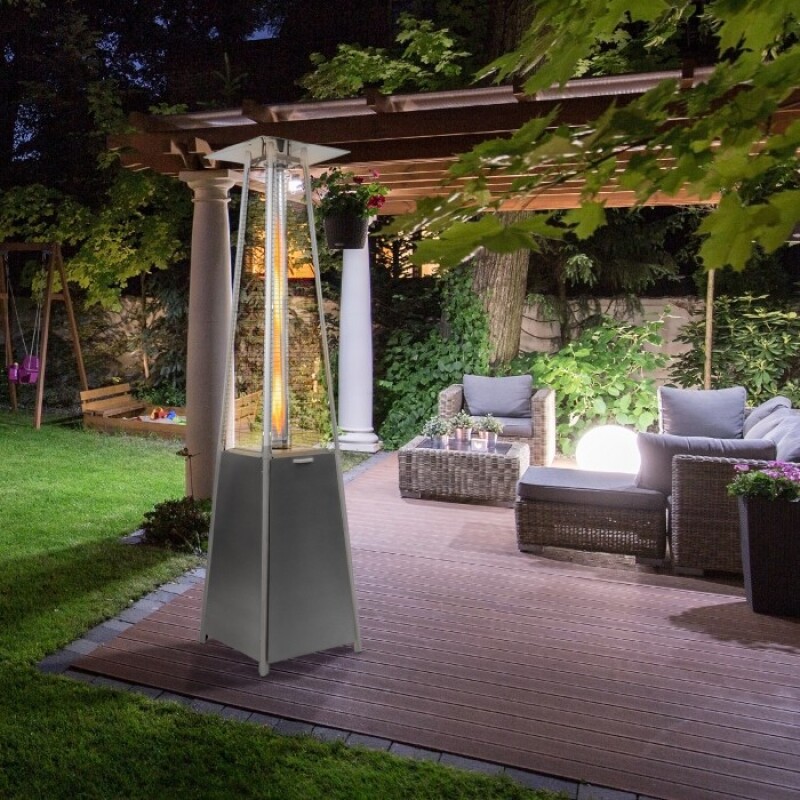 Outdoor gas heater