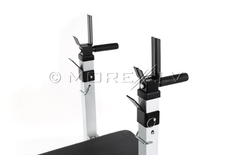 Foldable Fitness Bench with barbell stand