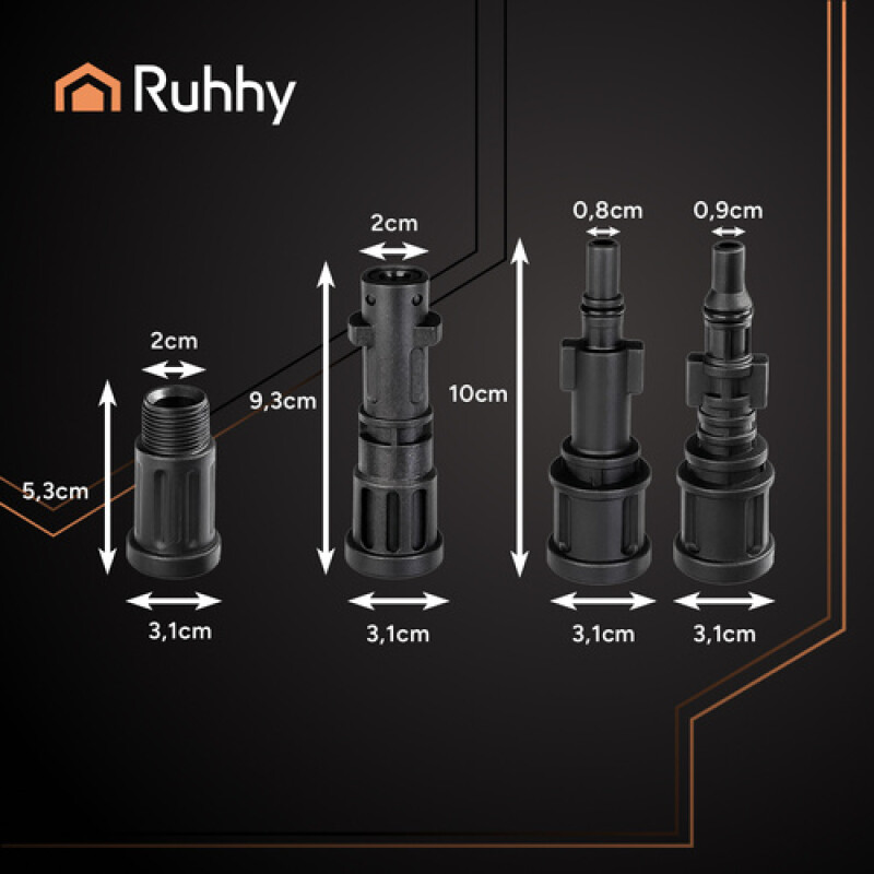 Шланг для чистки труб с адаптером 15м