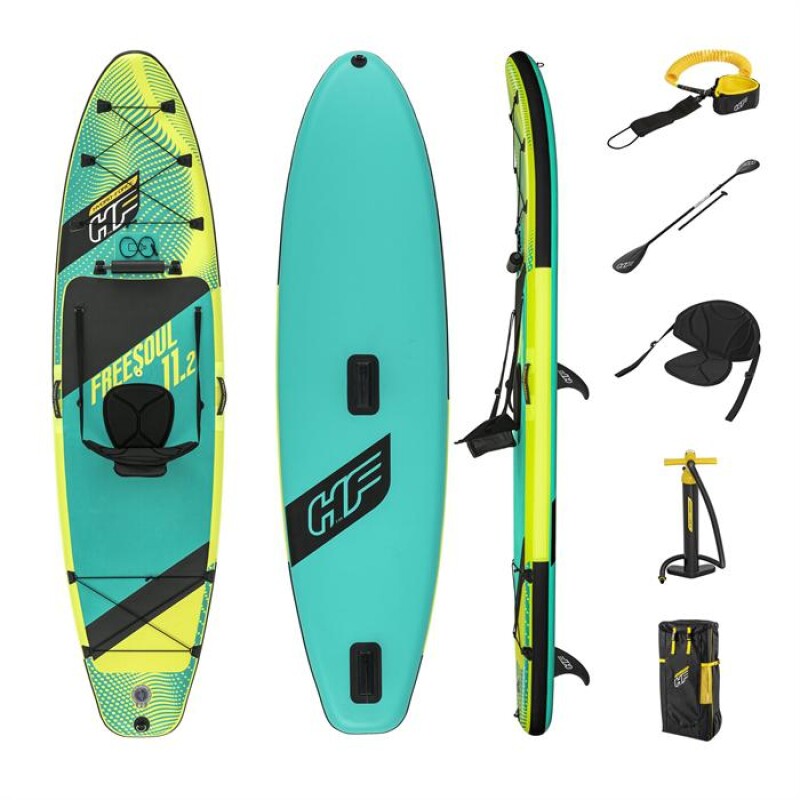 SUP dēlis Bestway Freesoul Tech Convertible 65310, 340x89x15 cm