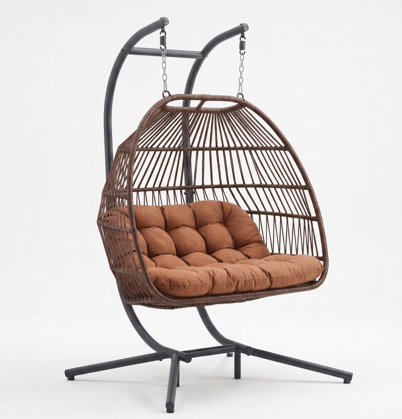 Foldable Hanging Egg Chair EGG-8 with Stand