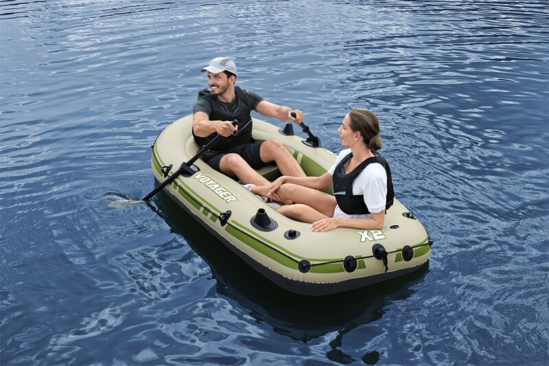 Inflatable 2-seat boat Bestway Voyager X2 Raft, 232х118 cm, 65163