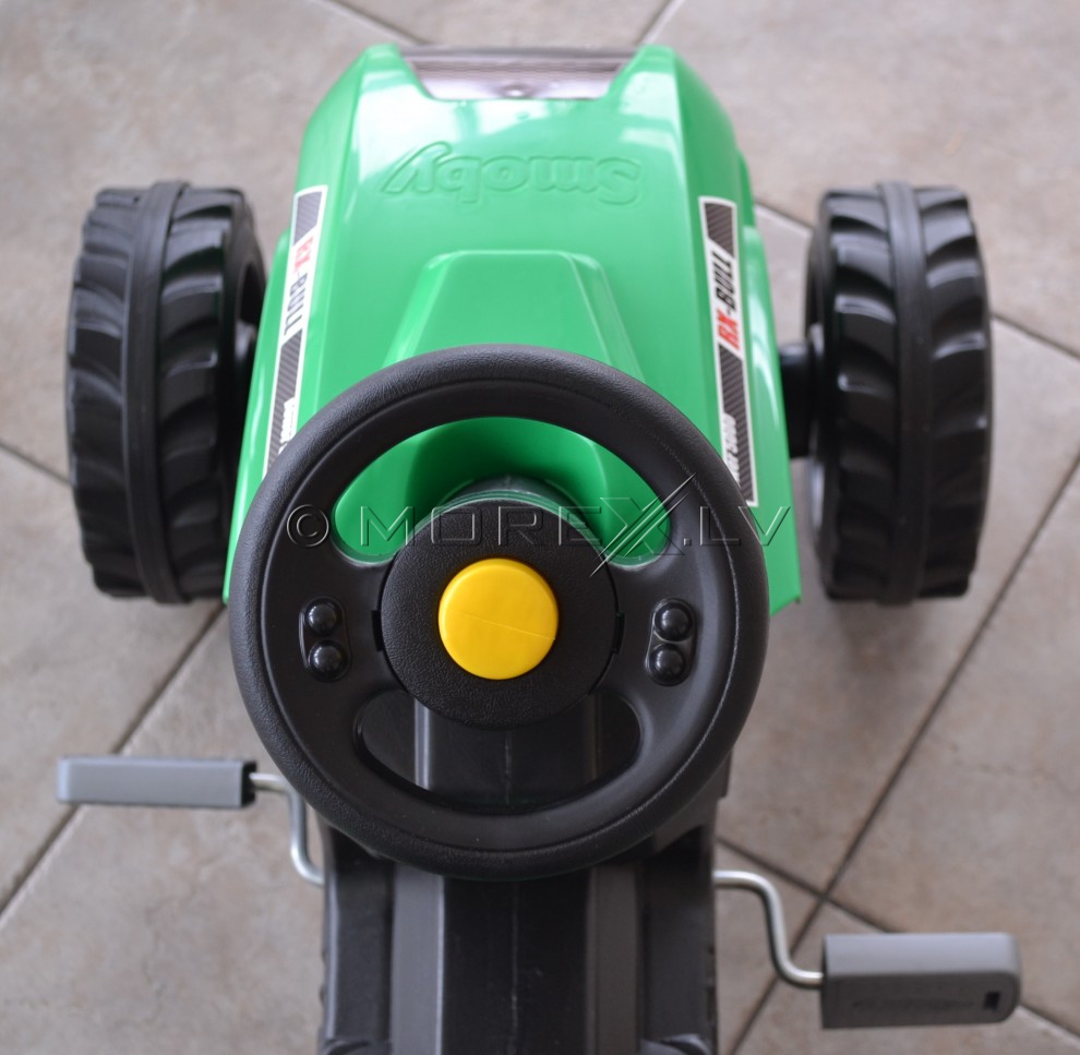 Детский трактор с прицепом - Smoby Green (игрушка)