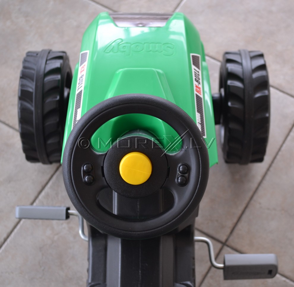 Childrens Tractor with trailer - Smoby Green (toy)