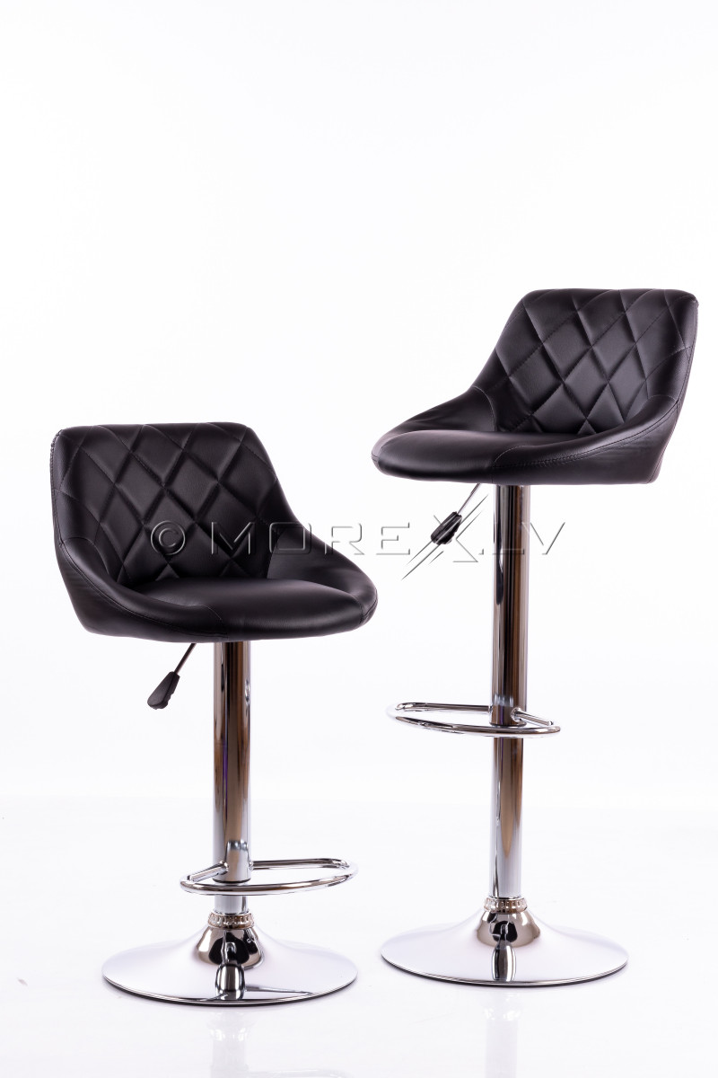 Bar chairs B12 black 2 pcs.